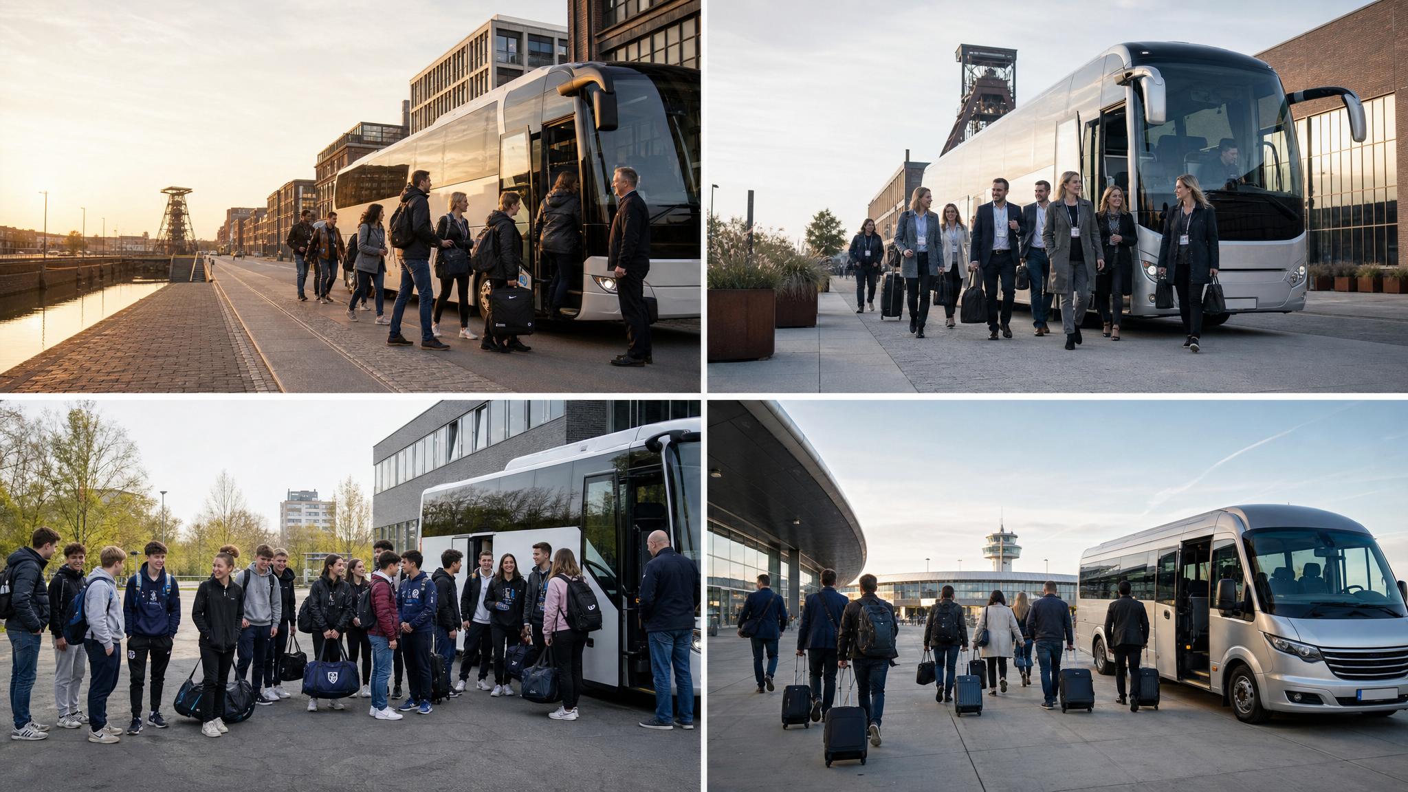 Reisebus fuer Gruppenfahrt